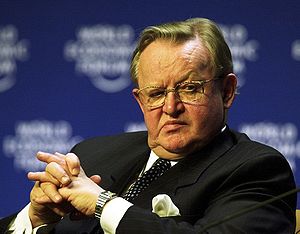 Nobeli 2008.a rahupreemia laureaat Martti Ahtisaari