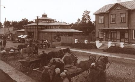 Nõmme turg enne II maailmasõda (foto: www.tallinn.ee)