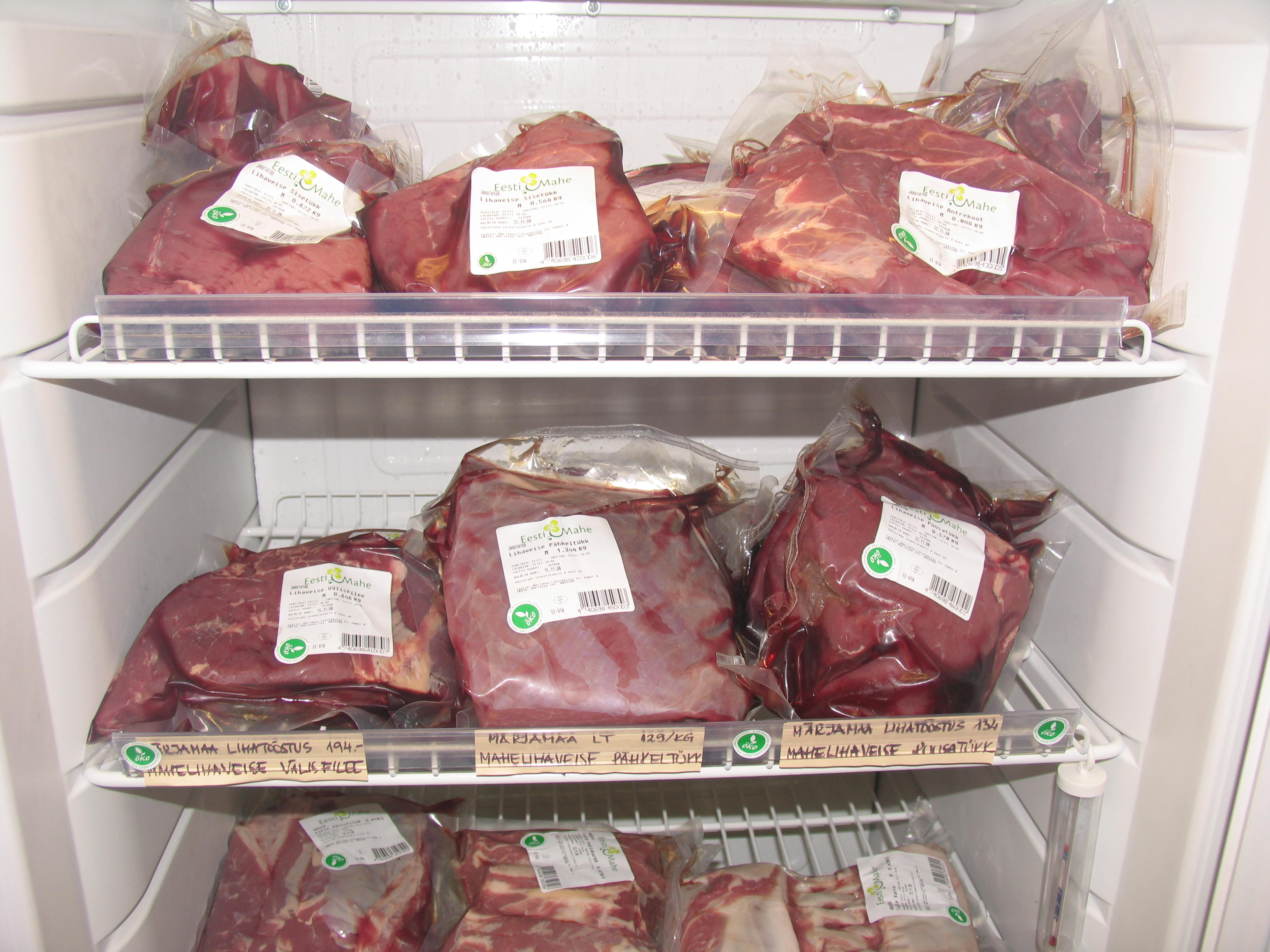 Märjamaa Lihatööstuse tooted (foto: Mahepõllumajanduse Koostöökogu)